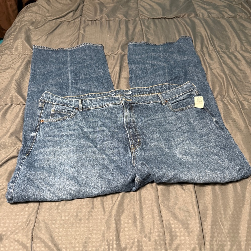 old navy extra high rise sky hi wide leg size 22 New